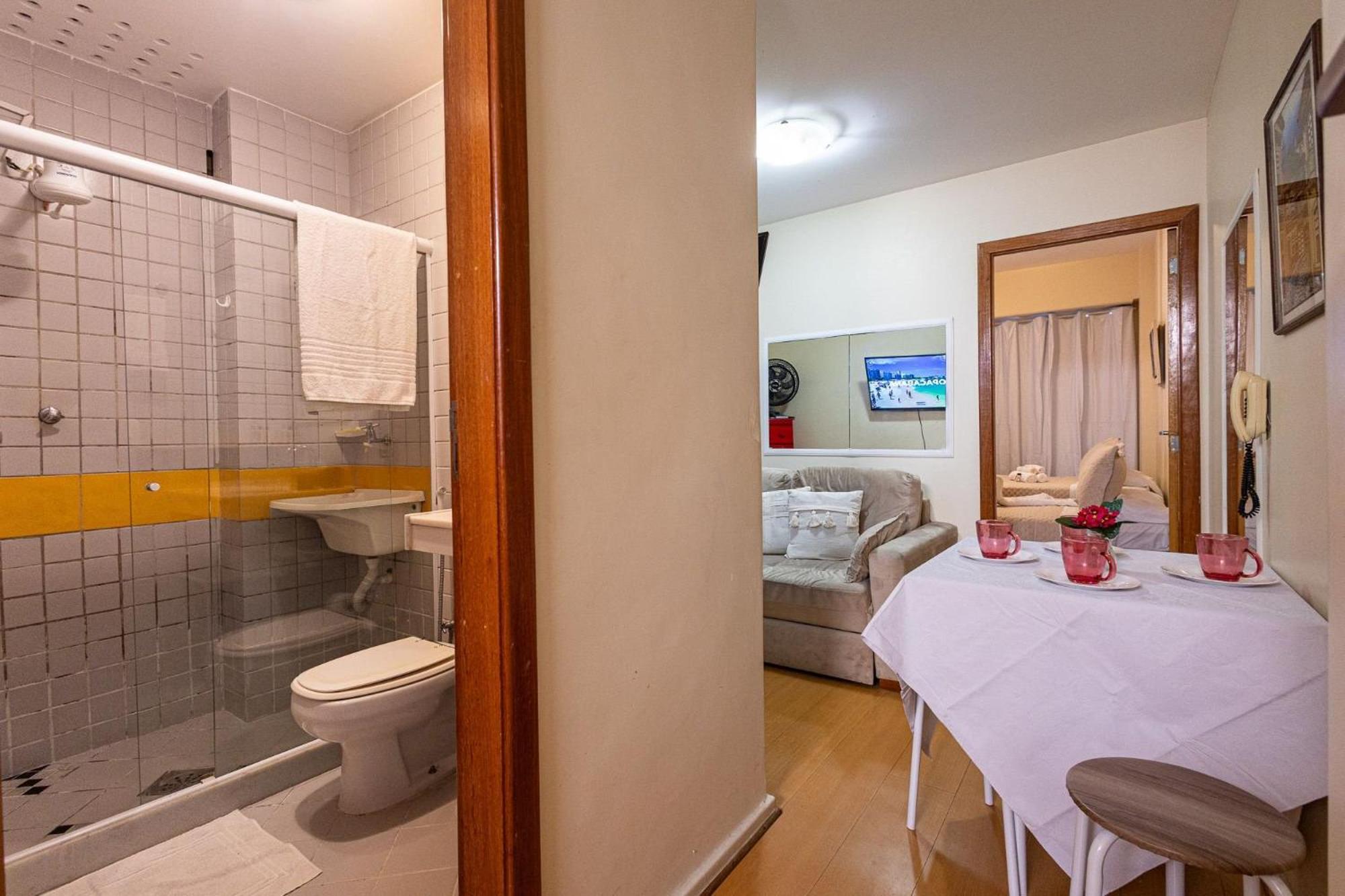 Apartamento Copacabana 200M Da Praia - Wifi Gratis - Cp5 Rio de Janeiro Buitenkant foto