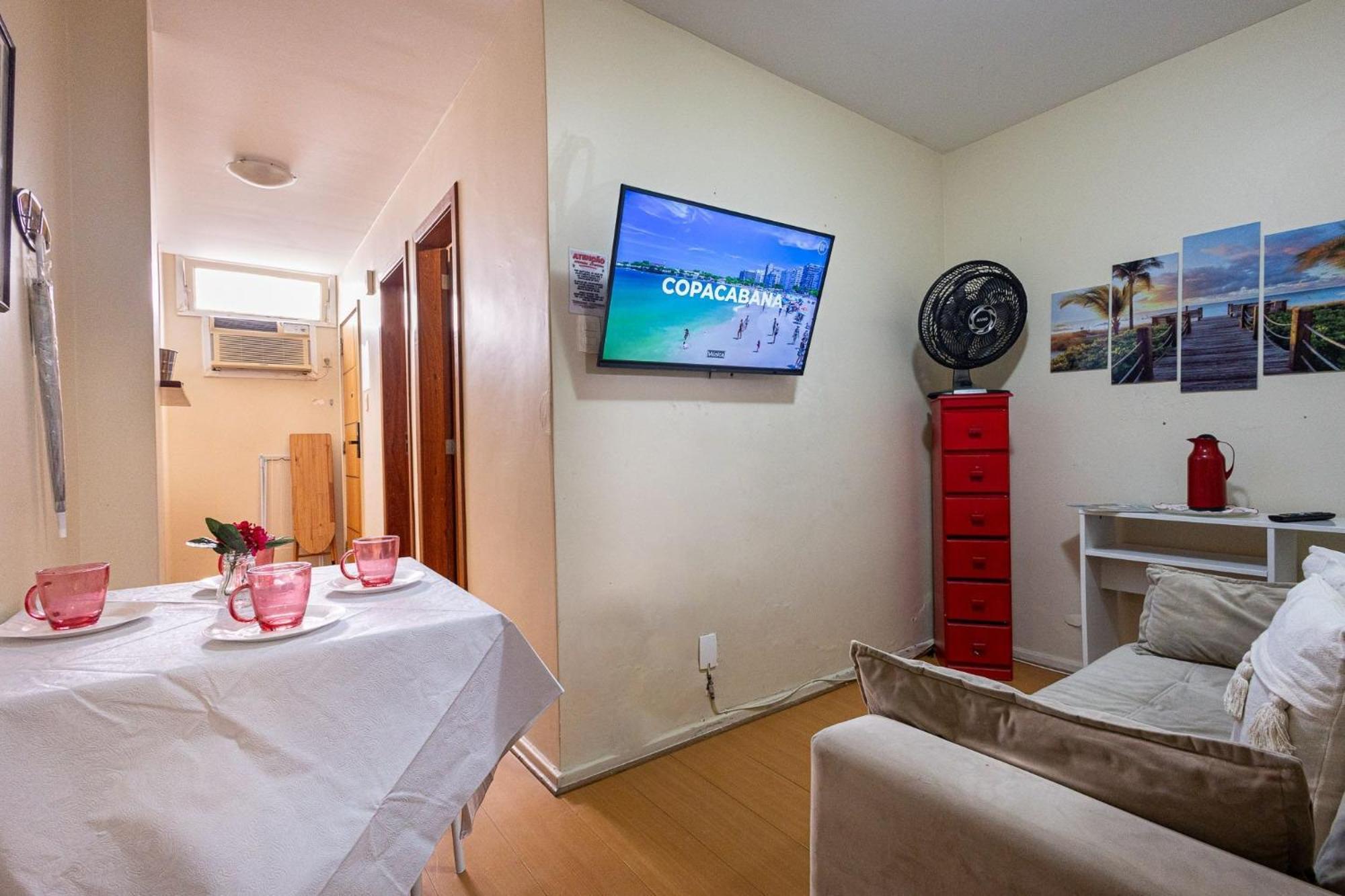 Apartamento Copacabana 200M Da Praia - Wifi Gratis - Cp5 Rio de Janeiro Buitenkant foto